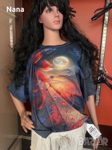 ВСИЧКО ПО 7€ ЗА БРОЙ! Туники , блузи, панталони НАМАЛЕНИ!, снимка 16 - Тениски - 54130612