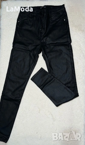 Дамски кожени дънки, снимка 2 - Дънки - 52430908