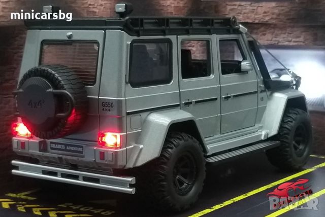 Метални колички: Mercedes-Benz Brabus G550 4X4 / G-Wagon, снимка 7 - Колекции - 45553541