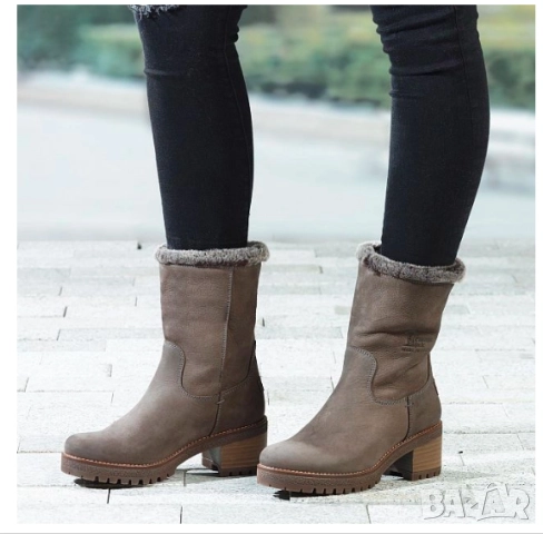 Ботуши Panama Jack  Piola B15 Nubuck Gris Grey номер 40 , снимка 3 - Дамски ботуши - 52727515