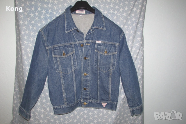 Мъжко яке Guess George Marciano Wrangler mens ranch jacket Оригинално дънково яке, снимка 10 - Якета - 52470490