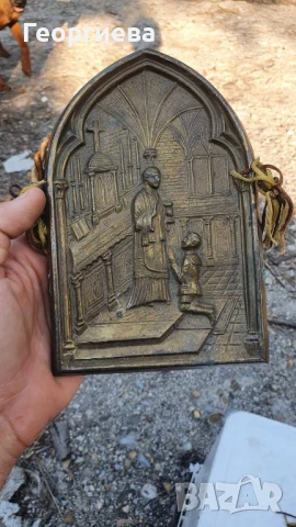 Две пана от цветен метал , снимка 2 - Пана - 50931266