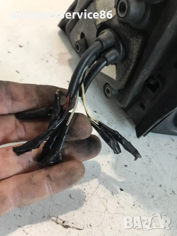 Огледало за врата предна дясна черно за Mercedes W140 S350Td (1996) , снимка 3 - Части - 54106669