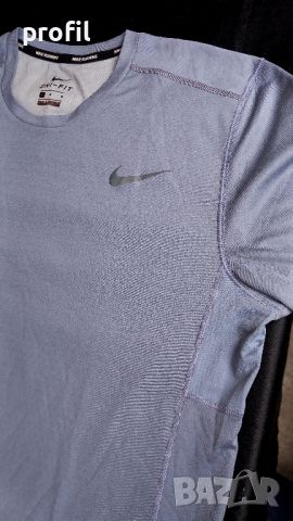 NIke Running DRI-FIT мъжки тениски и блуза L, снимка 16 - Спортна екипировка - 45319296