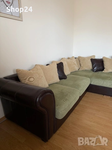 Продавам стилен и много удобен ъглов диван, снимка 2 - Дивани и мека мебел - 53983454