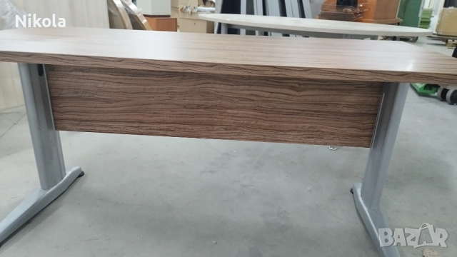 Бюро с метални крака - офис маса 160/66/74см, снимка 11 - Работни маси и бюра - 52108777