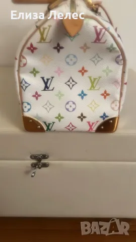 Louis Vuitton Monogram Speedy 30 оригинална чанта , снимка 11 - Чанти - 49732876