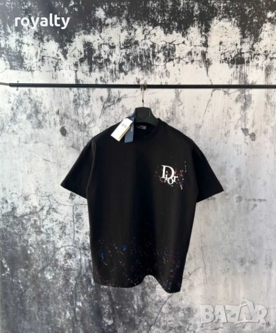 Christian Dior Нови Мъжки Тениски Диор Два Цвята , снимка 2 - Тениски - 53510227