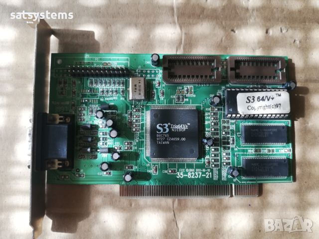  Видео карта S3 Super Trio64V+ 1MB PCI, снимка 1 - Видеокарти - 45876883