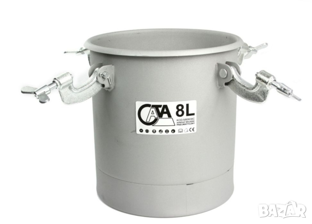 Пневматичен Агрегат за боядисване 8 литра CATA, снимка 3 - Други инструменти - 44954876