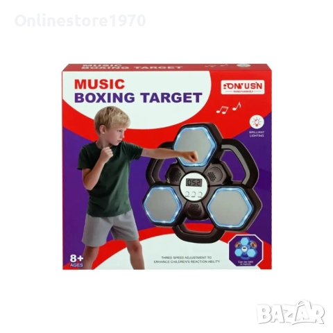 Детска тренировъчна боксова мишена с музика -20% Коледнао намаление