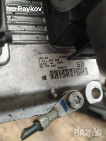 Компютър , ECU , Opel Corsa C 1.2i 2001г. 0261207964 55350550 , снимка 4 - Части - 53683498