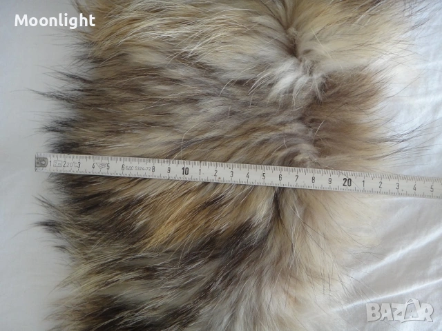 Нова италианска широка яка от лисица естествен косъм, снимка 7 - Шалове - 53140880