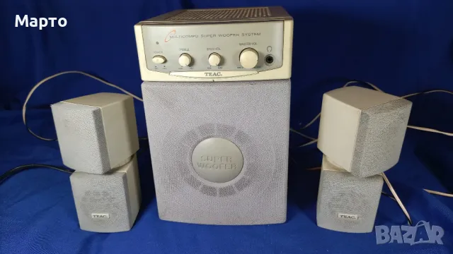 Колонки, Тийк, 2 сателита и бас каса TEAC powerr max 500, снимка 4 - Тонколони - 50204912