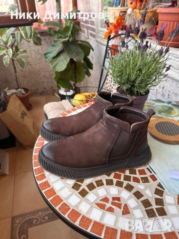 Стилни спортно - елегантни мъжки боти от естествена кожа - Нови!, снимка 2 - Мъжки боти - 54100390