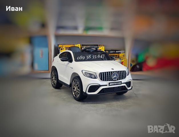 ТОП ЦЕНА!НОВО!Акумулаторна кола Mercedes GLC с 12Vбатерия,EVA гуми,кожена седалка, снимка 2 - Детски велосипеди, триколки и коли - 39694351