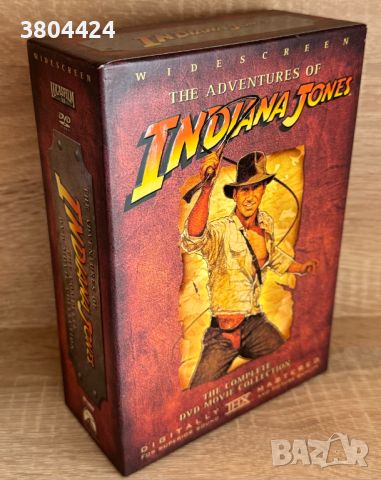 Indiana Jones Trilogy DVD + бонус диск
