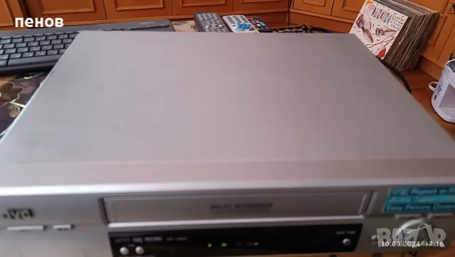 jvc hr-j582 hi fi stereo , снимка 2 - Плейъри, домашно кино, прожектори - 47194119