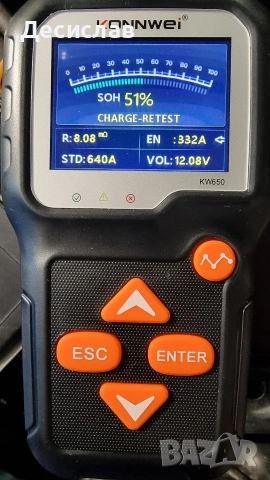 Тестер за акумуланор,стартер и алтернатор., снимка 13 - Аксесоари и консумативи - 53221661