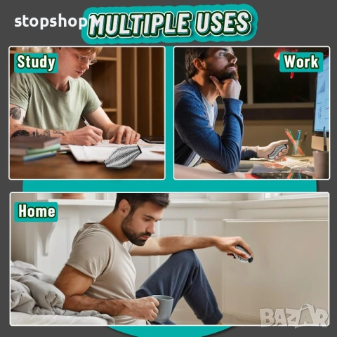 Метални играчки за пружини Kastwave Fidget за възрастни, 20 фунта от неръждаема стомана, топка за ст, снимка 3 - Други игри - 53608237