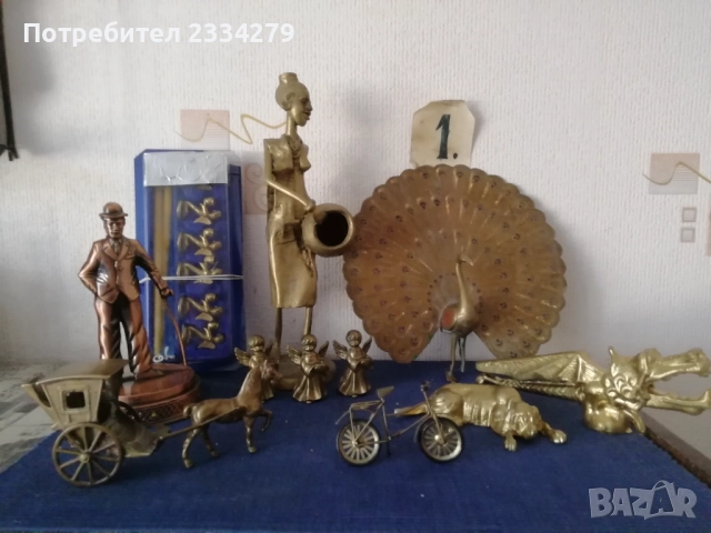 Стари бронзови, месингови фигурки-старуетки макетни. Различни автори,години, държави. , снимка 3 - Статуетки - 52478559