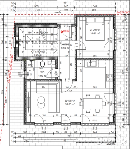 Нова двуетажна къща в бързоразвиващия се район - м-т Зеленика, Област Варна., снимка 10 - Къщи - 51623276
