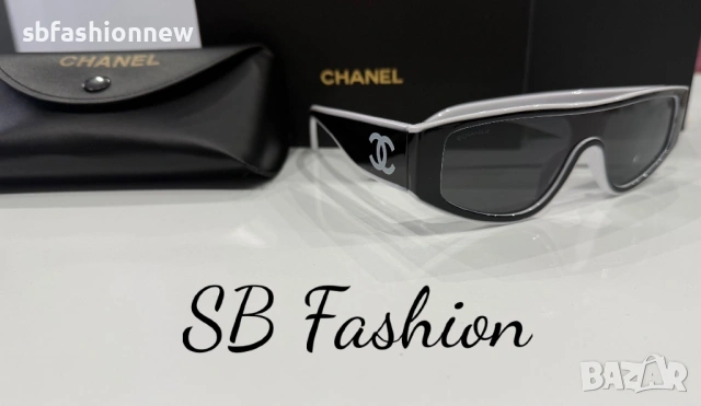 Chanel черно бели очила, снимка 5 - Слънчеви и диоптрични очила - 53974246