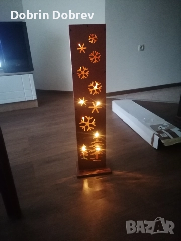 LED декоративна стела Коледа