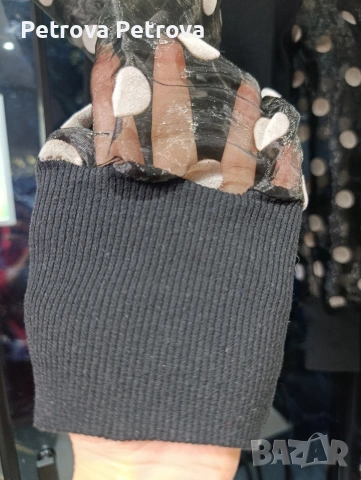 Блуза с прозрачни ръкави , снимка 3 - Блузи с дълъг ръкав и пуловери - 53606396