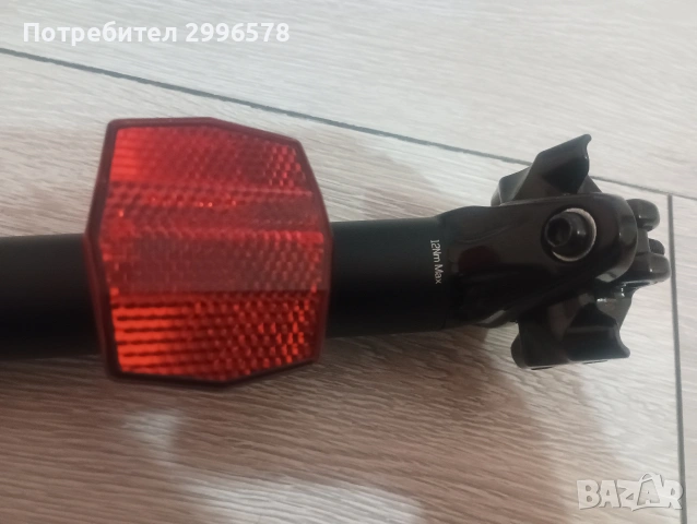 Ново 31.6 мм алуминиево колче за седалка велосипед колело светлоотразител, снимка 3 - Велосипеди - 54088238