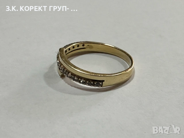 Златен пръстен 14к, 2,79гр, снимка 6 - Пръстени - 53924461
