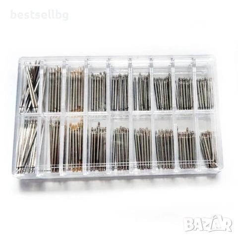 Комплект патенти за часовници 18-22мм стоманени щифтове за каишки ремонт часовникари инструмент, снимка 2 - Други инструменти - 54110007