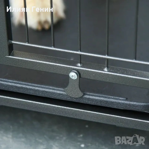 Сгъваема метална клетка за кучета PawHut, снимка 3 - За кучета - 54164257