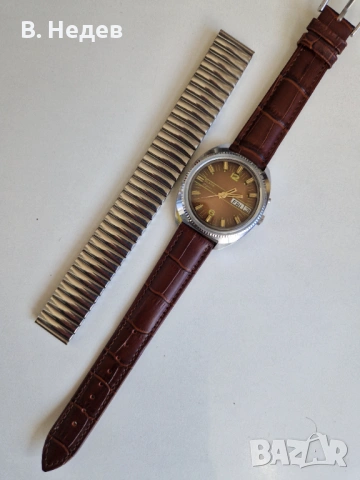 SLAVA automatic, 27 jewels, made in USSR, ТОП!, снимка 10 - Мъжки - 54146059