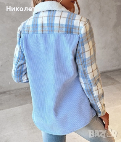 Дамско яке с копчета, снимка 4 - Якета - 51856994