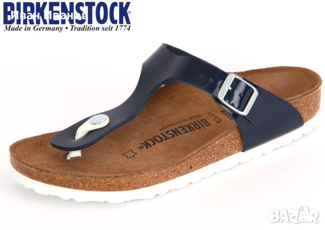 Birkenstock чехли  Gizeh Bs 1005301 Тъмносин номер 41, снимка 2 - Чехли - 46417733