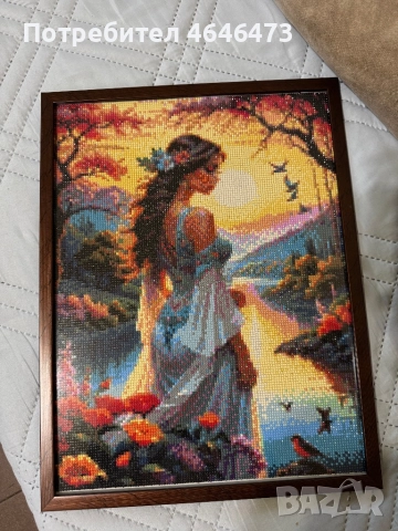 Диамантени гоблени с рамка размери 40*50, снимка 3 - Декорация за дома - 52368257
