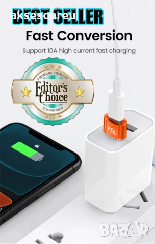 Мини висококачествен преходник 10 A от USB Type C към USB 3.0 A адаптер конвертор Конектор Macbook , снимка 12 - Кабели и адаптери - 50523068