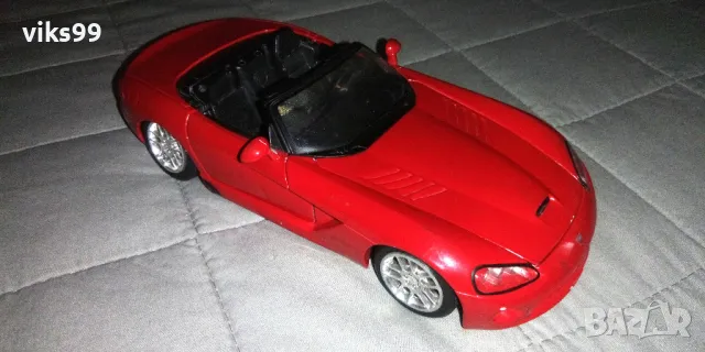 Dodge Viper SRT-10 Maisto - Мащаб 1:24 , снимка 7 - Колекции - 49290156