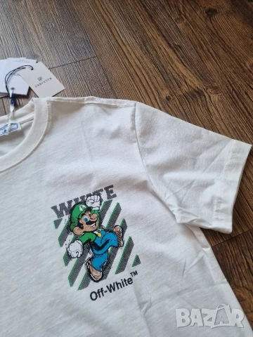 Страхотна мъжка тениска OFF WHITE & MARIO размер S M L XL , снимка 16 - Тениски - 50792263