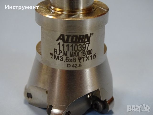 Фрезова глава със сменяеми пластини ATORN 11110397 / 16035241 Milling Cutters, снимка 4 - Други инструменти - 46596455