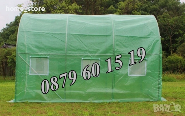 Тунелна оранжерия с размери 3х2х2 метра, оранжерия тунелна, снимка 6 - Оранжерии - 53709970