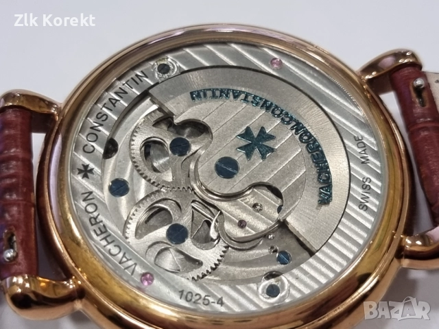 Механичен часовник Vacheron Constantin, снимка 10 - Мъжки - 52276588