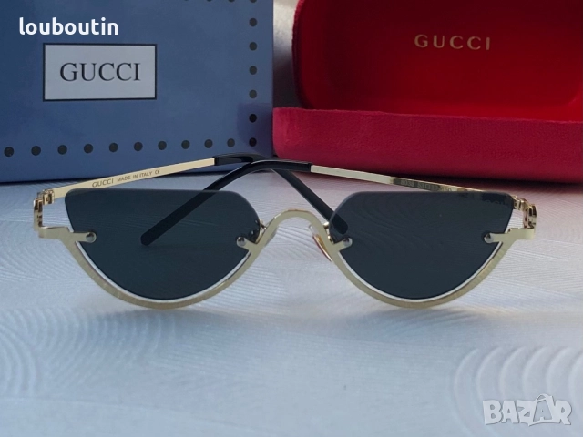 GUCCI 1:1 дамски слънчеви очила 4 цвята, снимка 7 - Слънчеви и диоптрични очила - 52915117