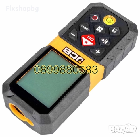 Лазерна ролетка с максимален обхват на измерване 65 метра JCB, снимка 4 - Измервателни инструменти - 51565039