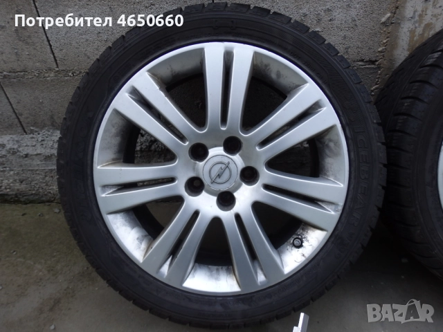 17 цолови алуминиеви джанти за Opel с датчици., снимка 2 - Гуми и джанти - 52628211