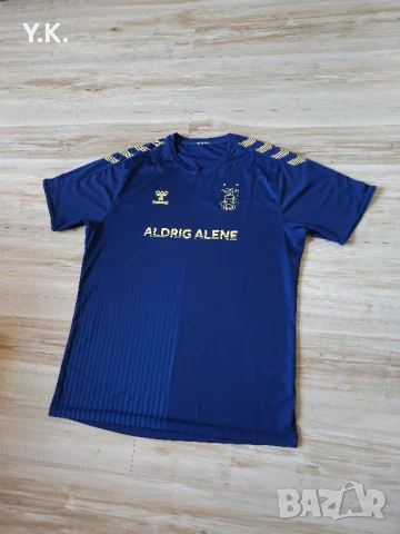 Оригинална мъжка тениска Hummel x Brondby IF / Season 19-20 (Special), снимка 2 - Тениски - 51089632