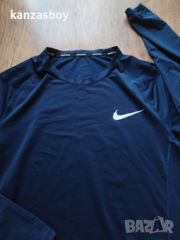 NIKE PRO LONGSLEEVE - мъжка фитнес блуза ХЛ, снимка 4 - Блузи - 52553031