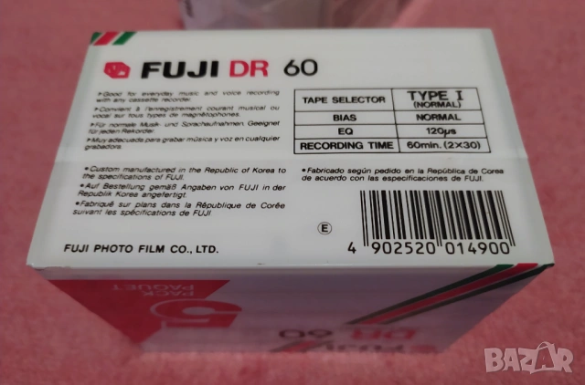 FUJI DR 60, снимка 4 - Аудио касети - 54207501