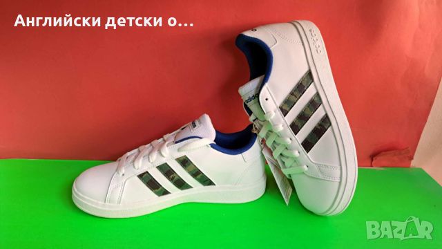 Английски детски оригинални кецки-ADIDAS, снимка 7 - Детски маратонки - 45142344